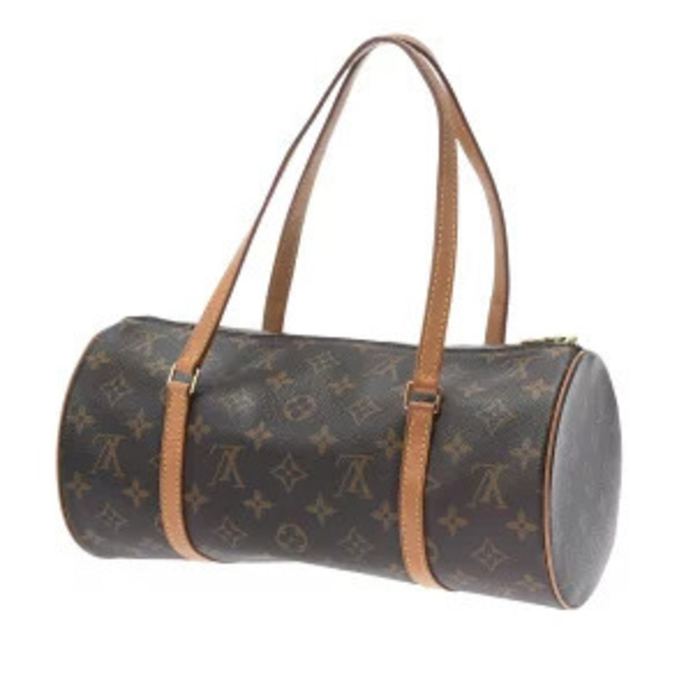 Louis Vuitton Monogram Handbag Canvas Brown Papillon